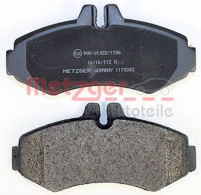 METZGER 1170303 Bremsbelagsatz, Scheibenbremse